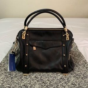 Rebecca Minkoff Cupid Satchel in Black
